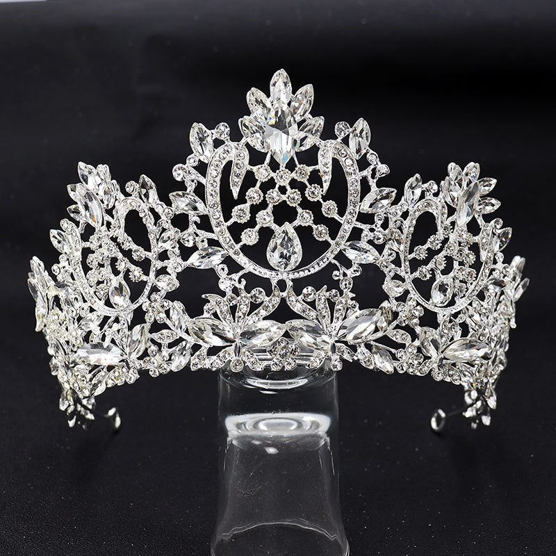 Vintage Plum Blossom Bridal Headdress with Rhinestones
