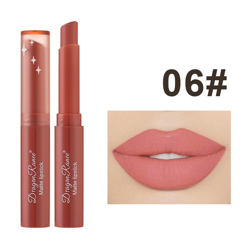 Matte Finish Lipstick Lip Balm Pen - Nude, Brown, Oblique Mouth Shades