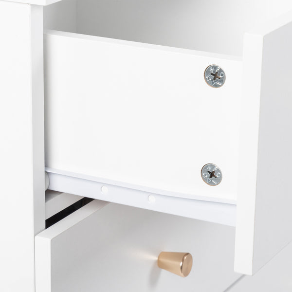 Modern 6-Drawer Dresser - White Storage Solution for Home