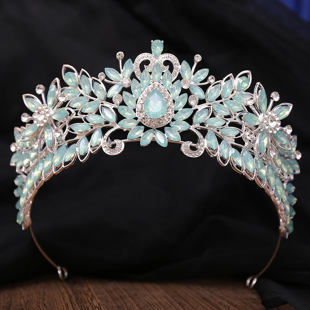 Bridal Crown Hair Accessory with Rhinestones