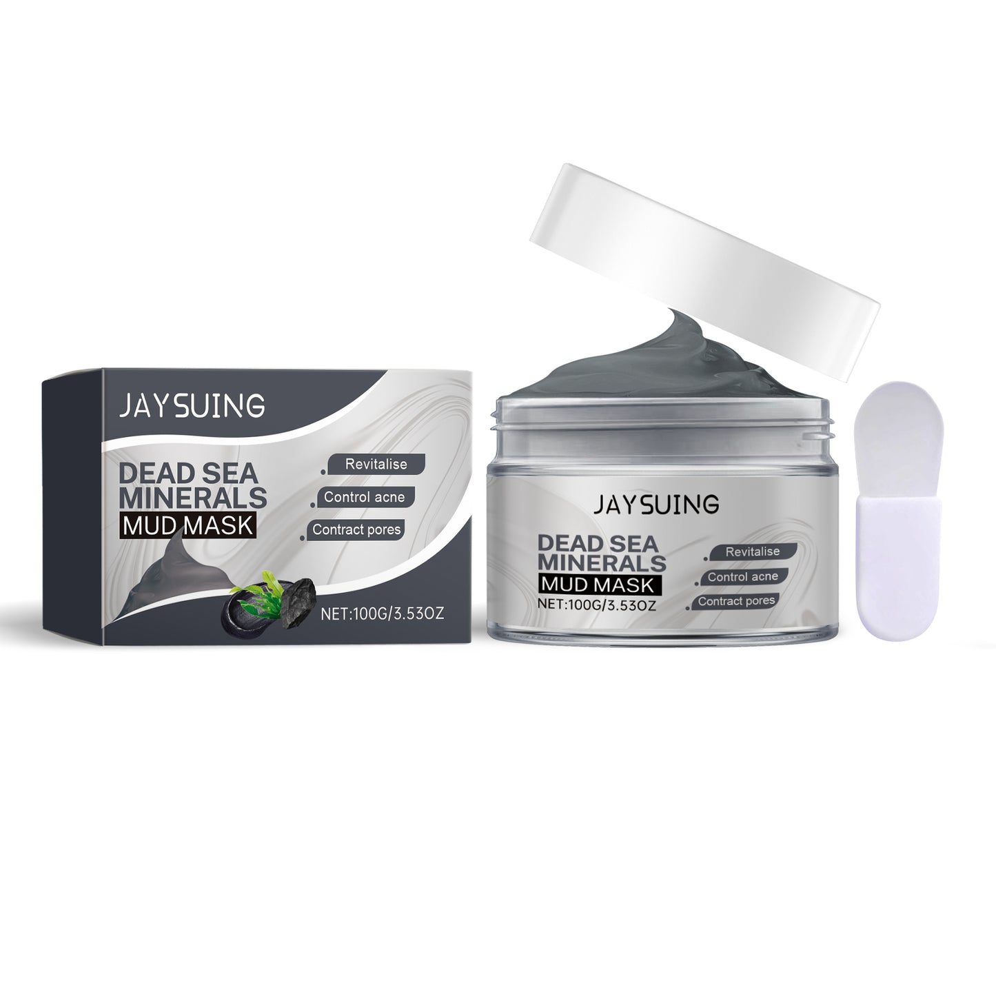 Dead Sea Mud Facial Mask - Pore Cleansing, Oil Control & Skin Brightening