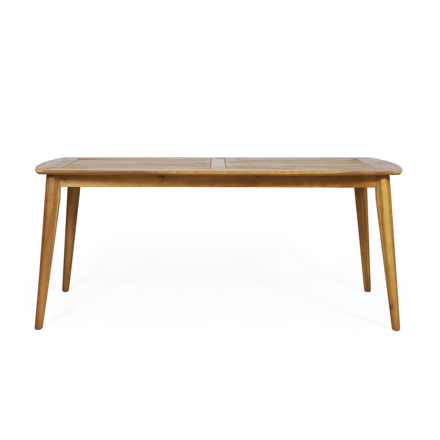 Outdoor Dining Table with Acacia Wood Frame - Teak