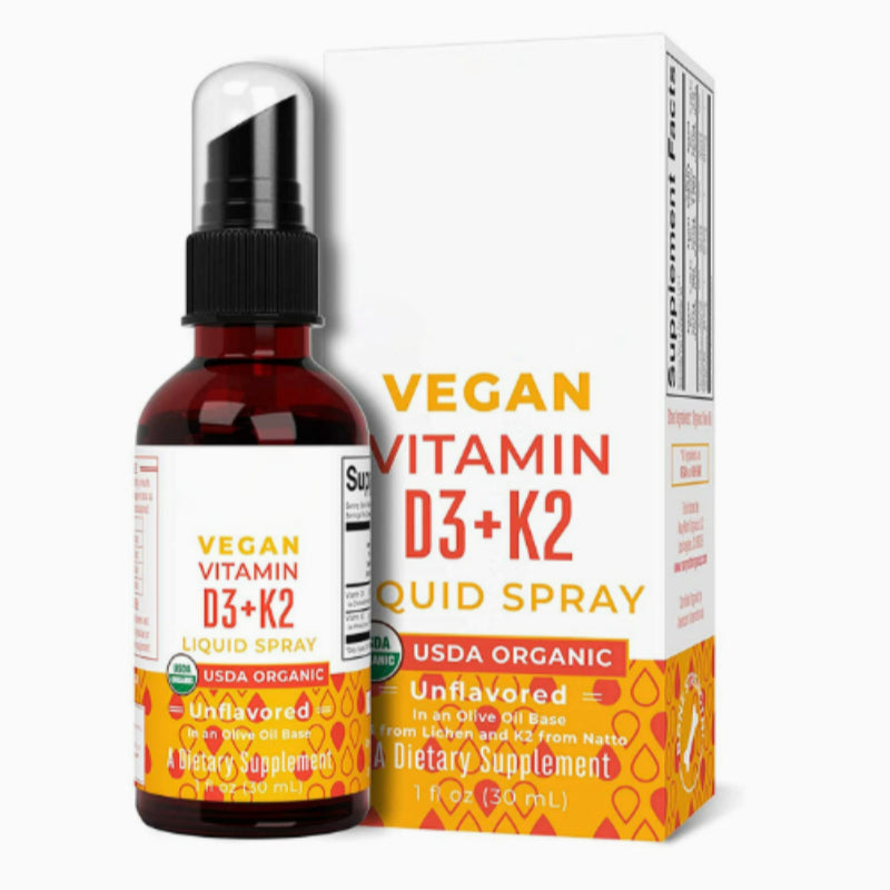 Vitamin D3 K2 Drop Solution Spray 30ml - Health & Wellness Supplement