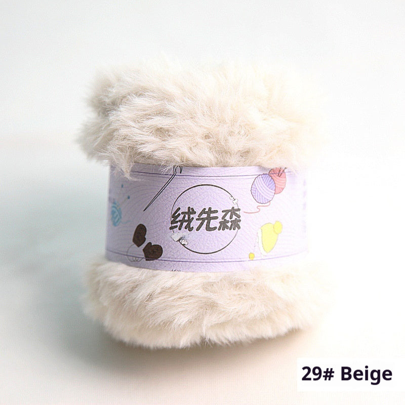 Handmade Fur Ball for Arts and Crafts - Soft Wire Woven Grass Decoration
