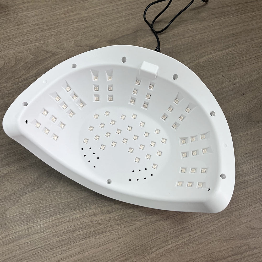 Red Light Therapy Lamp with Hand Design