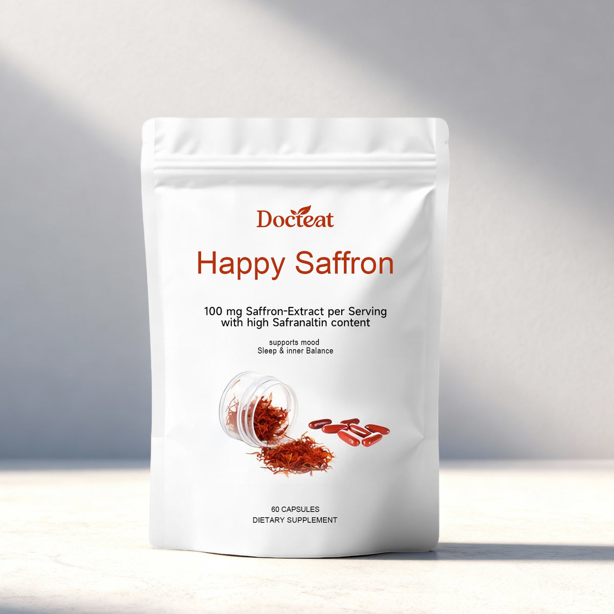 Saffron Extract Capsules 60-Count