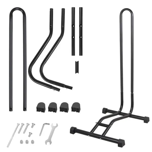 Bike Floor Stand for 12-29 Inch Bikes - Portable Bicycle Parking Rack