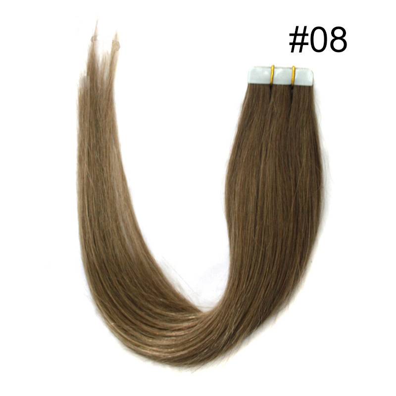 European and American Hair Extension Pack - 16 Inch Human Hair Wigs, Seamless, 20 Pieces