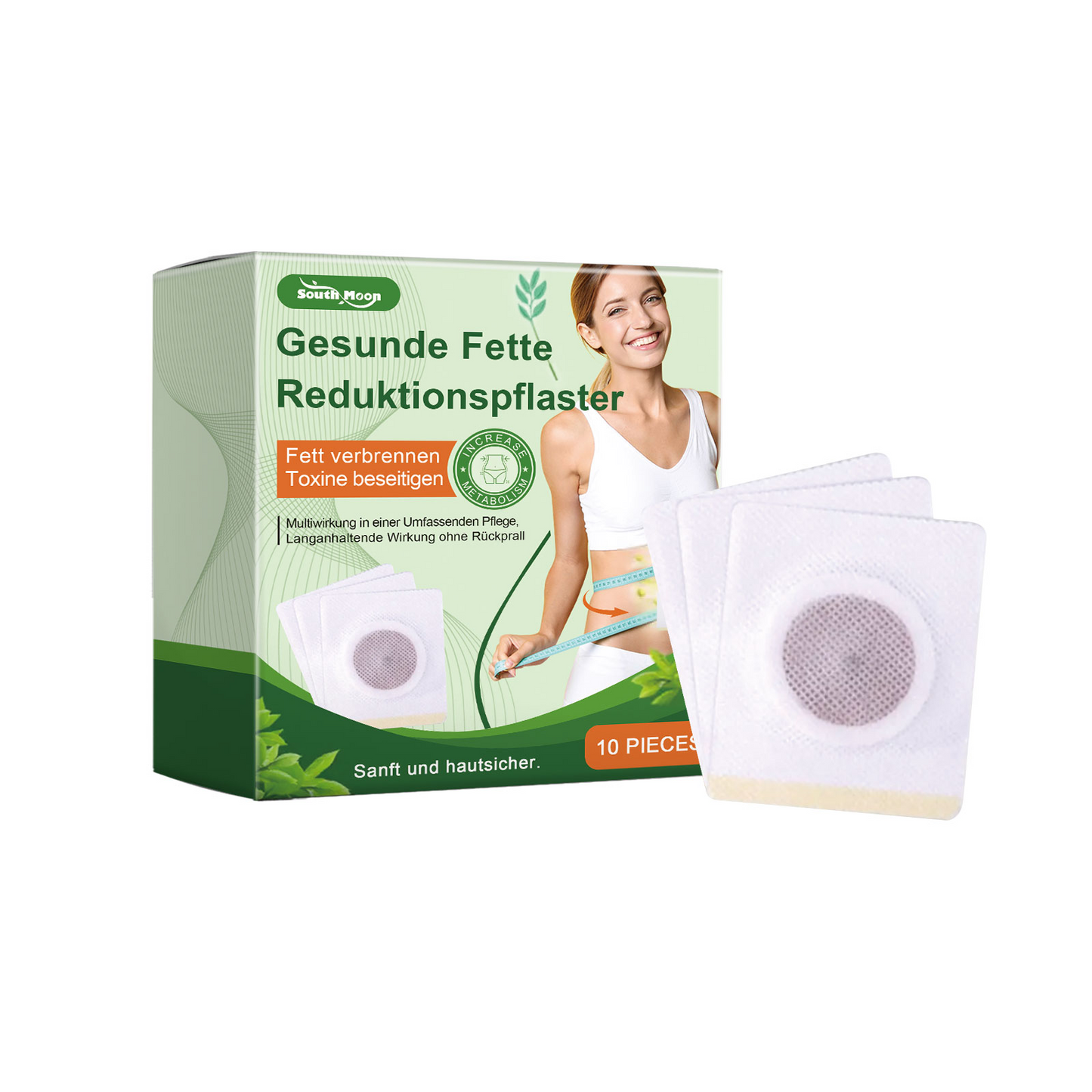 Herbal Body Sculpting Patches - Natural Firming Belly & Arm Strips (10pcs)