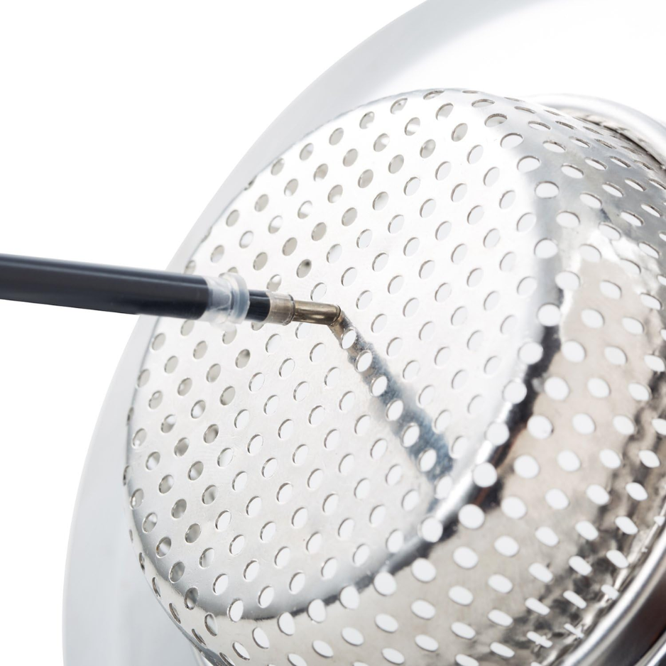 Stainless Steel Kitchen Sink Strainer Set - 4.5 Inch Wide Rim
