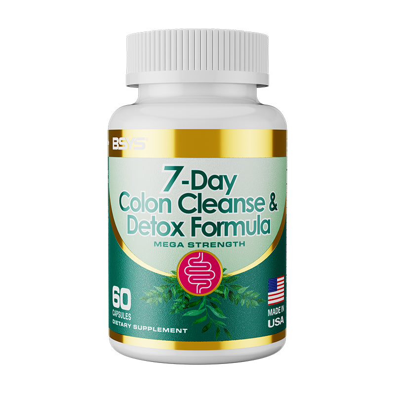 7-Day Colon Cleanse and Detox Supplement Capsules