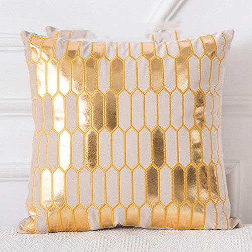 Office Sofa Pillow Cover Velvet Cushion Cover 45x45cm Light Luxury