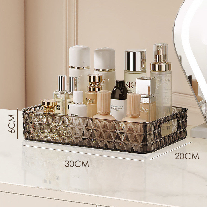 Luxury Bathroom Floor Trolley Storage Rack with Wheels - Multi-Layer Plastic Organizer