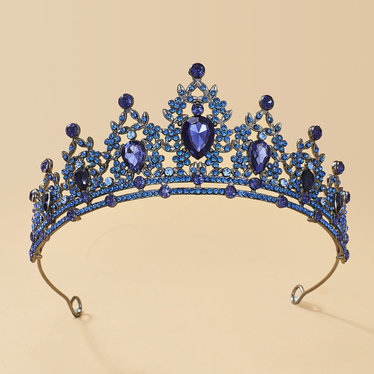 Rhinestone Crown Headband Wedding Hair Accessory