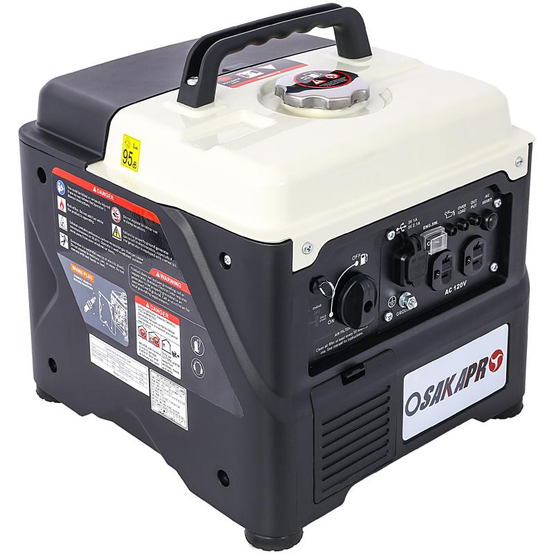 Portable 1200W Inverter Generator - Ultra-Quiet & Eco-Friendly
