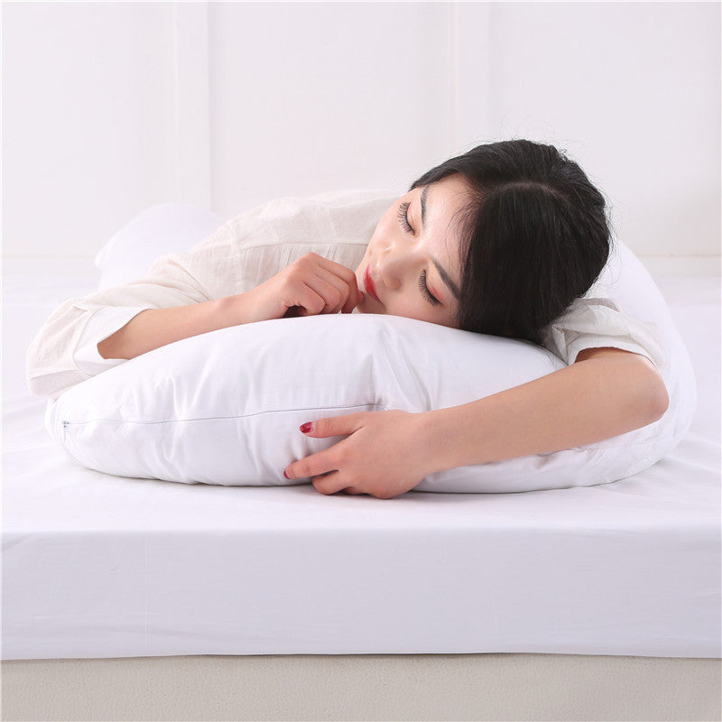 Large U-Shaped Side Sleeping Pillow for Waist Support - 80x160cm