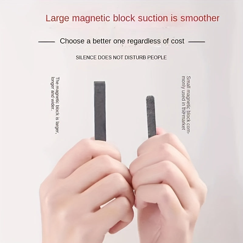 Rollable Magnetic Cotton Insulated Door Curtain - Windproof & Thermal Block for Home & Yard
