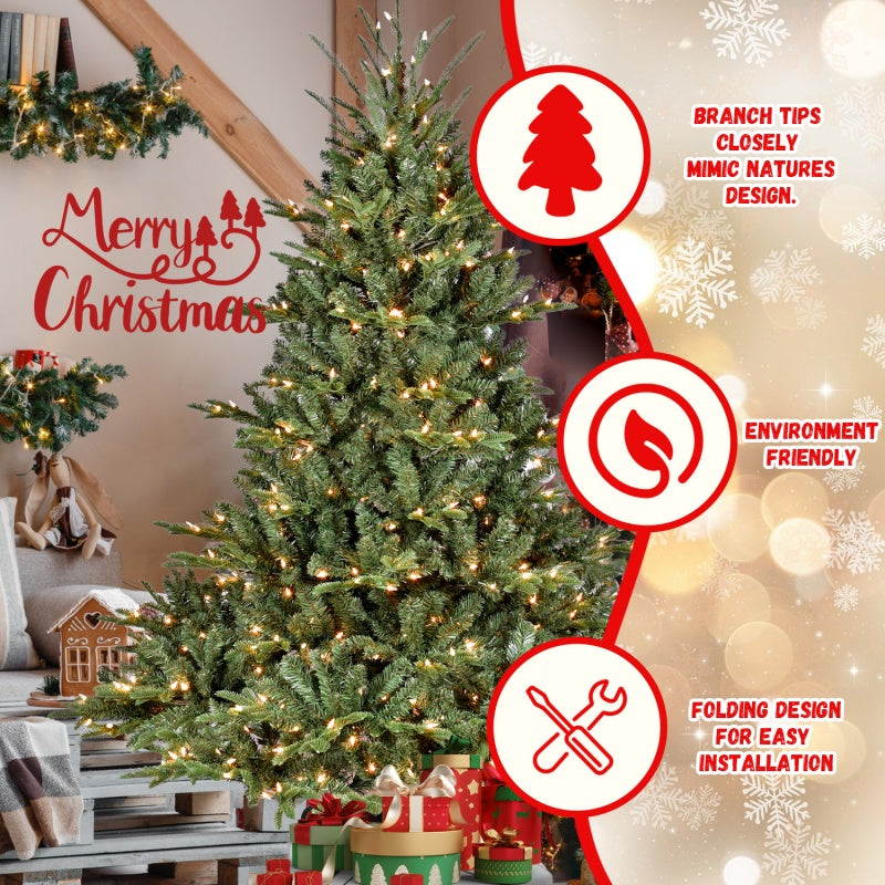 Artificial Christmas Tree - PE/PVC Mixed, Multiple Heights