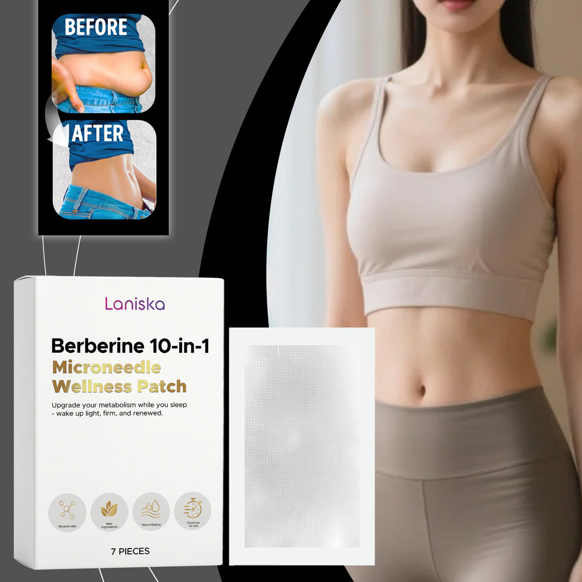 Slimming Care Micro Needle Patch - 7 Pieces