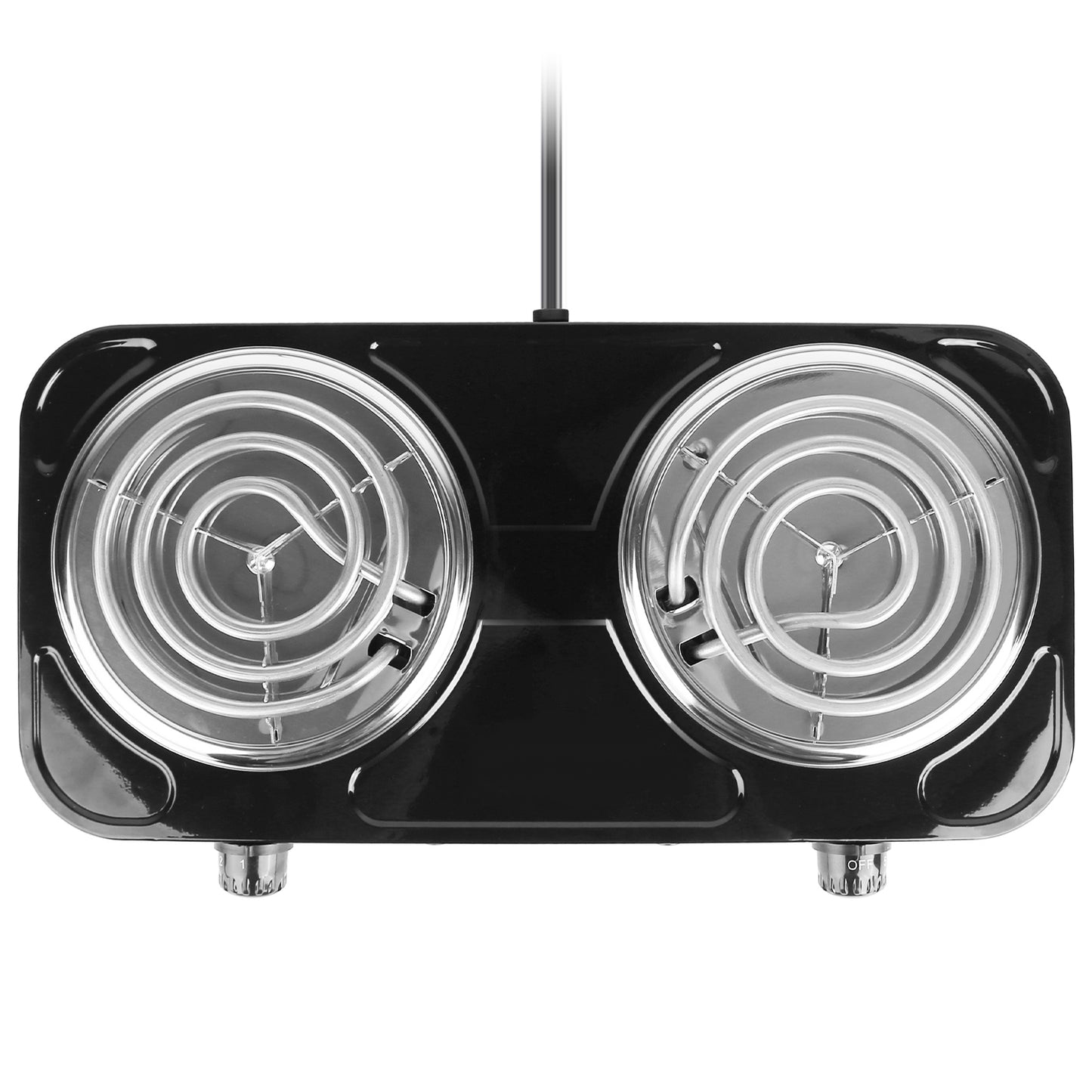 2000W Electric Double Burner Hot Plate - Portable Cooking Stove