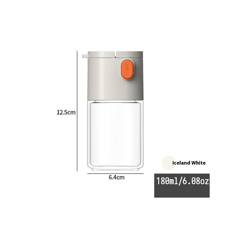 Japanese Style Salt Seasoning Bottle - Kitchen Storage, White & Yellow