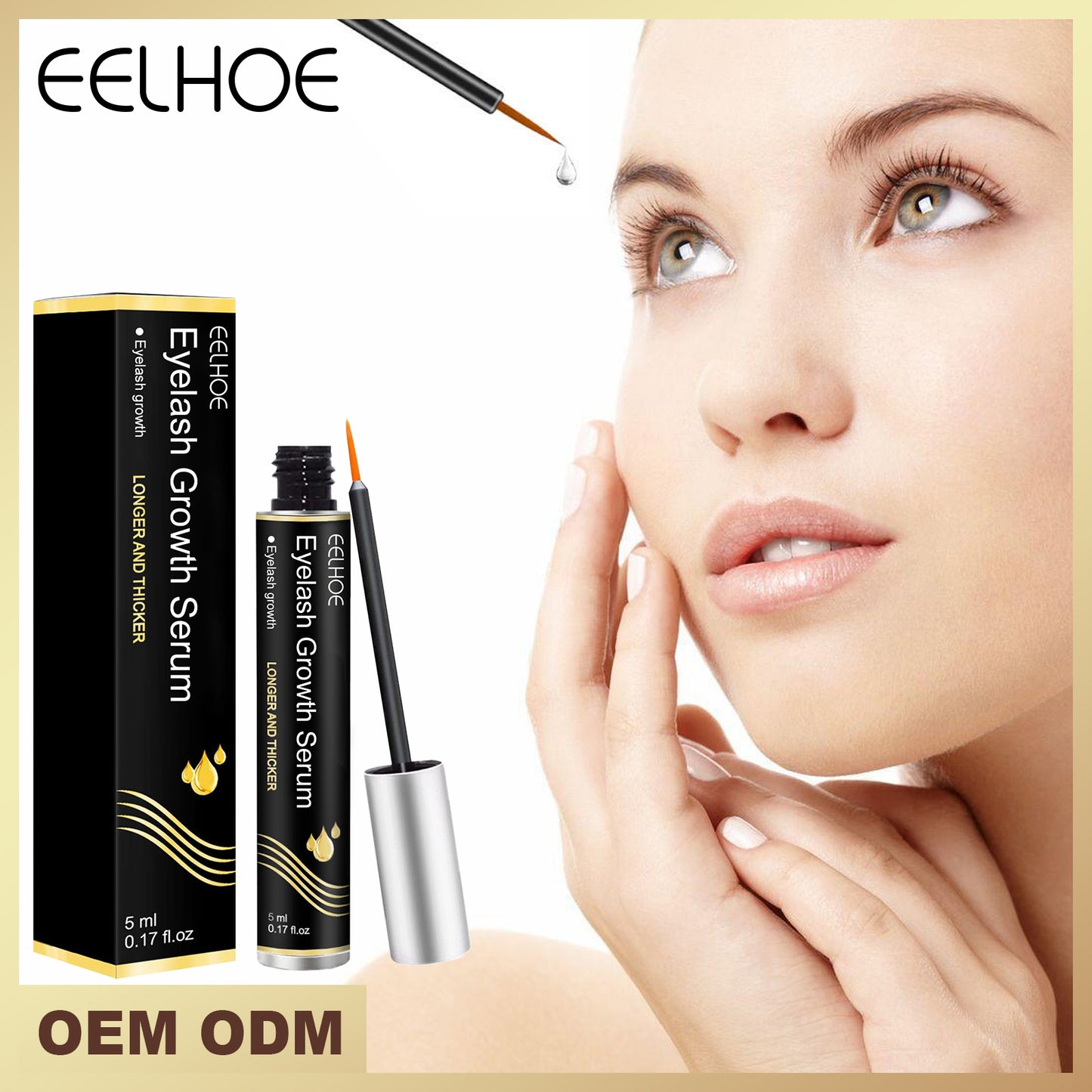 Eyelash Nourishing Serum - 5ml Eyelash Growth Treatment for Long, Healthy Lashes
