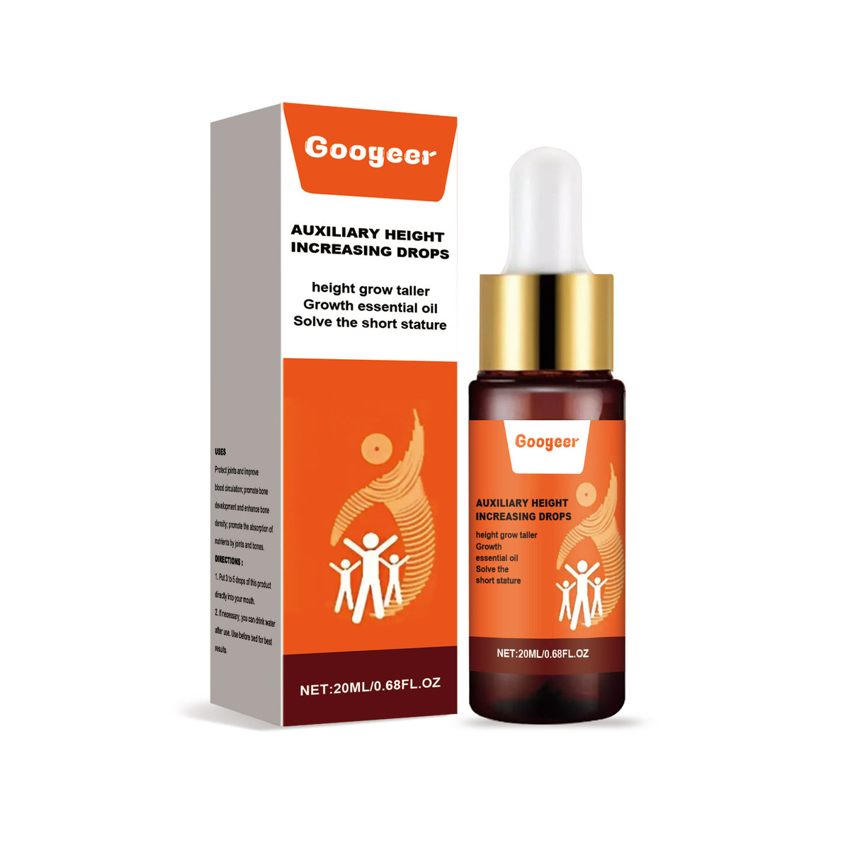 Googeer Auxiliary Height Increasing Drops Body Treatment