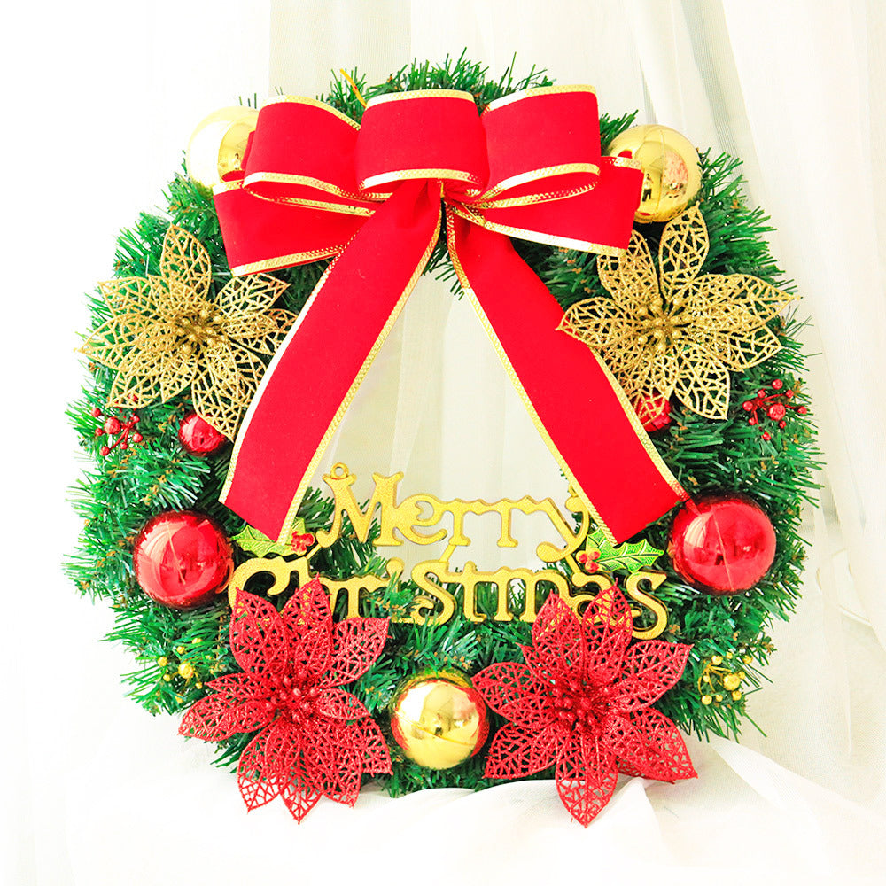 Christmas Wreath Door Hanging Festive Decoration for Holiday Season