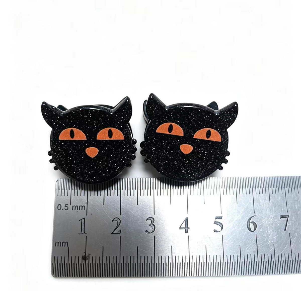 Halloween Hair Clip Set - Bat, Pumpkin & Spider