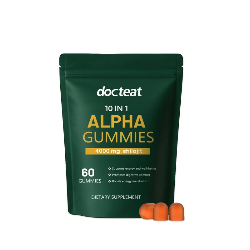 10-in-1 Alpha Gummies – 60 Capsules