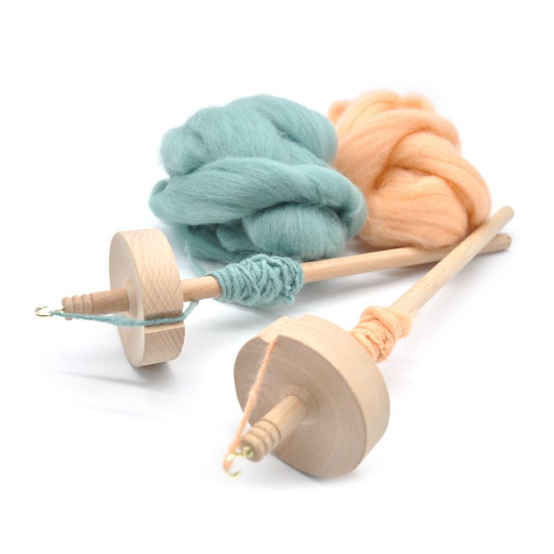Wooden Hand Carved Awl for Textile Crafts Beginners
