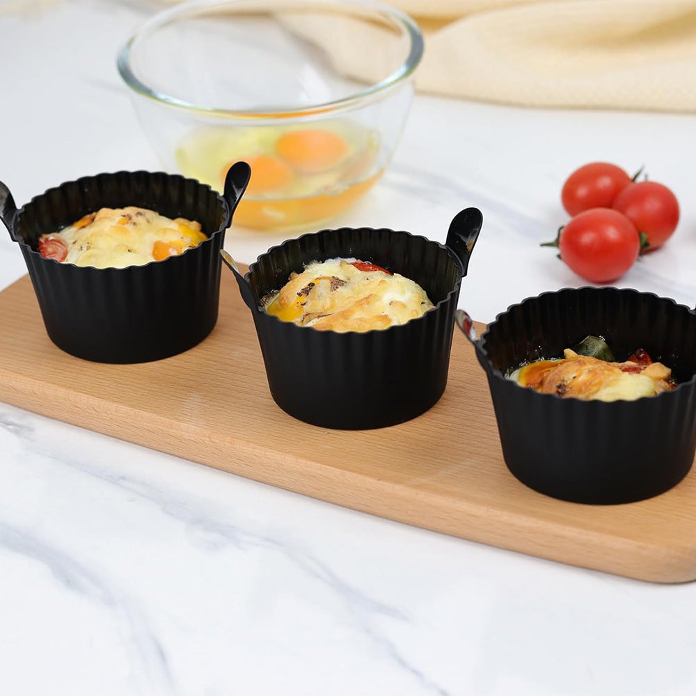 Silicone Muffin Cups for Air Fryers - Thickened & Oversized, Multi-Piece Set