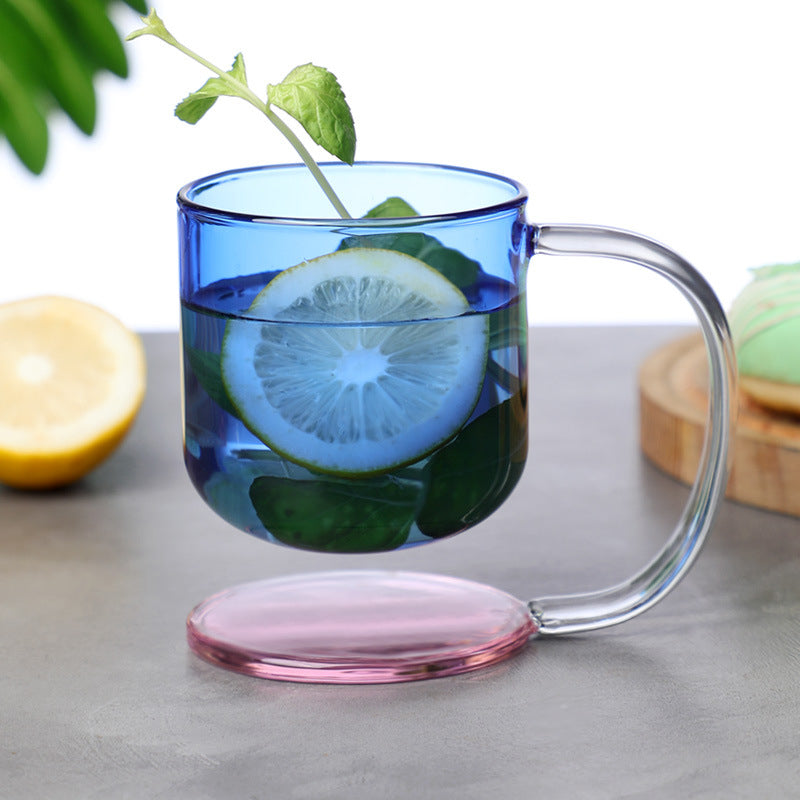 High Borosilicate Creative Floating Glass Mug - Heat-Resistant Drinkware