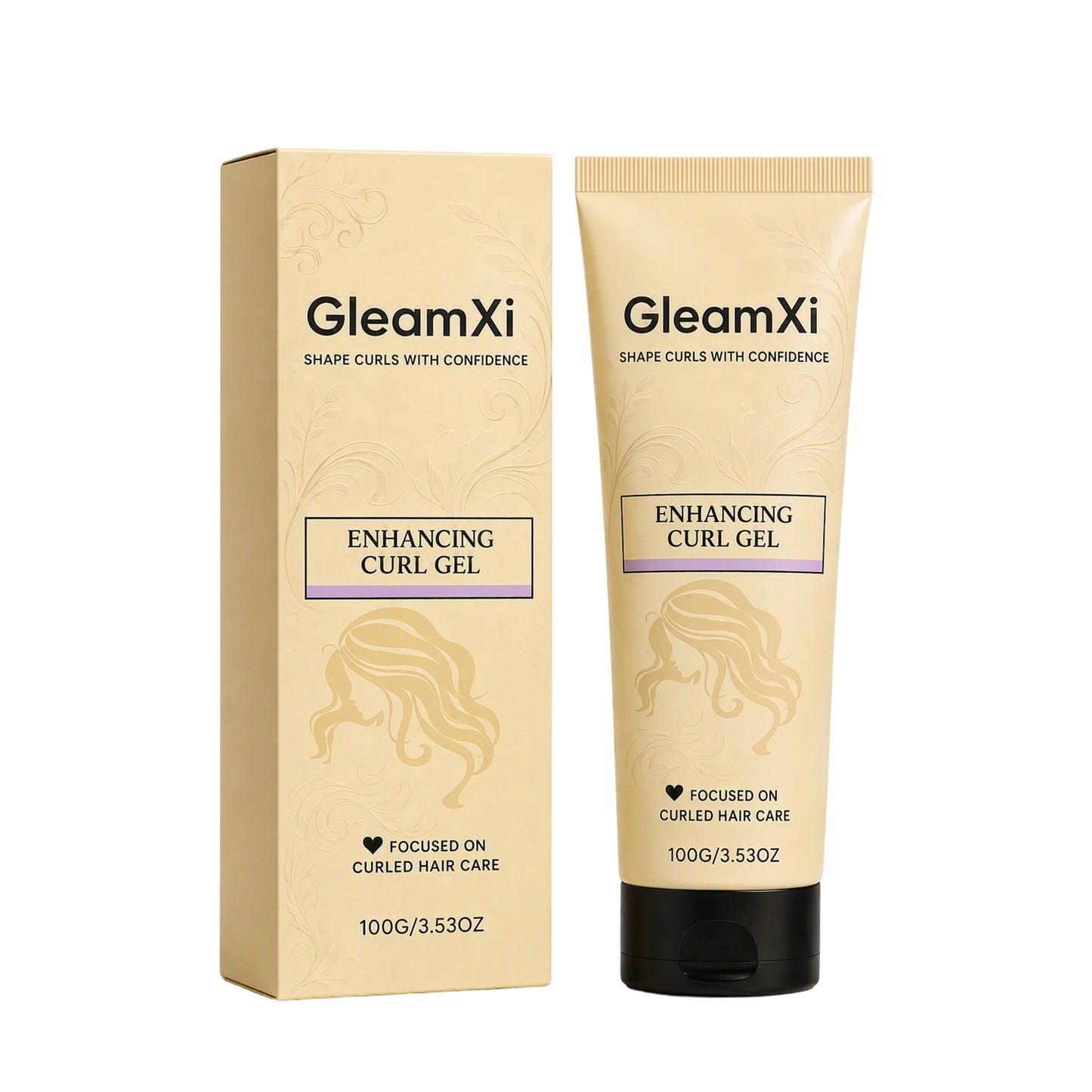 Curl-Defining Hair Gel for Voluminous Curls - 100g Moisturizing Styling Gel