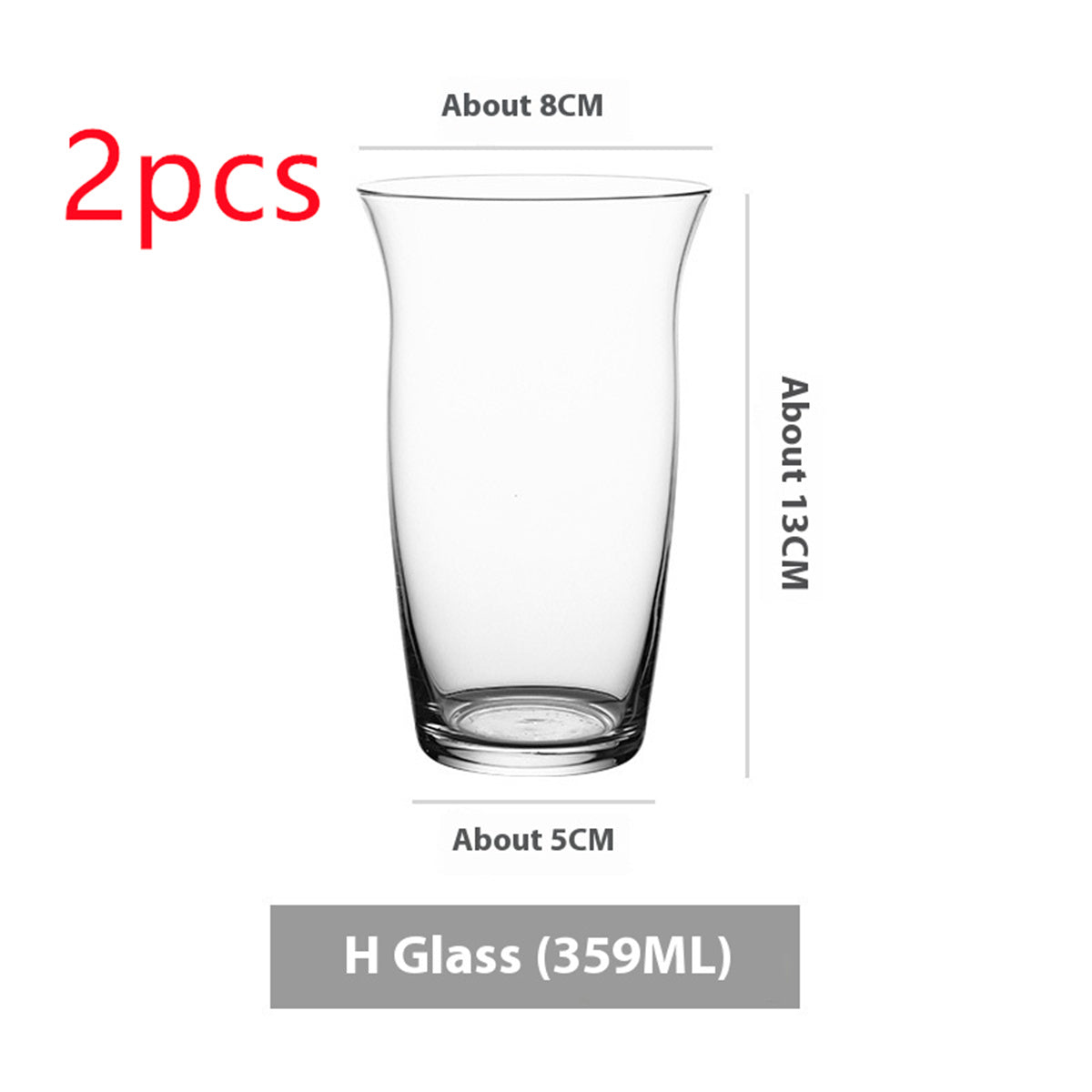 Simple Ins Style Handmade Crystal Glass Goblet - Multiple Variants