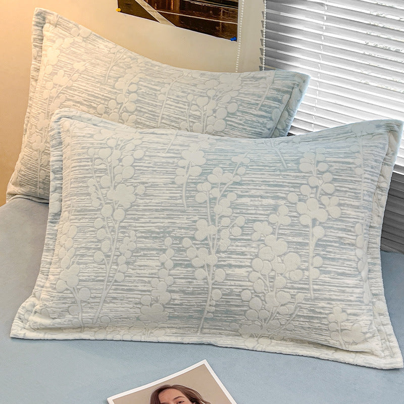 Extra-Thick Milk Velvet Pillowcases - Soft Home Textiles, 1 Pair