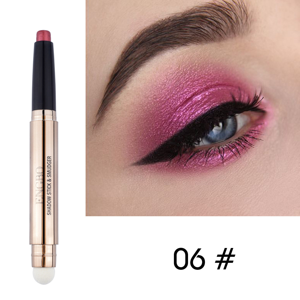 Monochrome Eye Shadow Pen Set - Double Headed Makeup Tool for Eyes