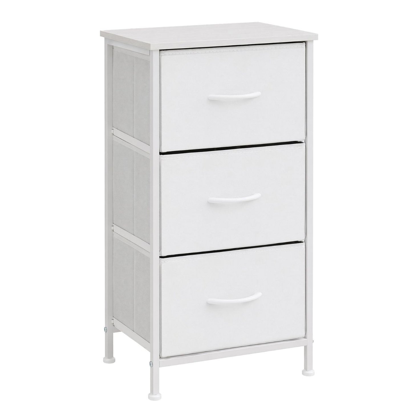 3-Tier Fabric Drawer Dresser - Removable Storage Cabinet
