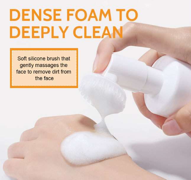 Turmeric Facial Cleansing Mousse - 100ml Gentle Brightening Wash