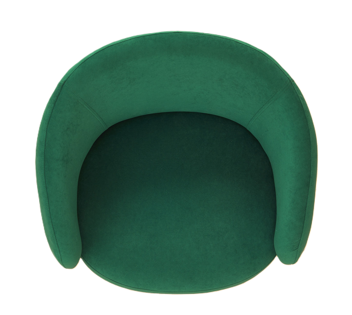 Mid-Century Modern Velvet Accent Chair, Upholstered Barrel Armchair