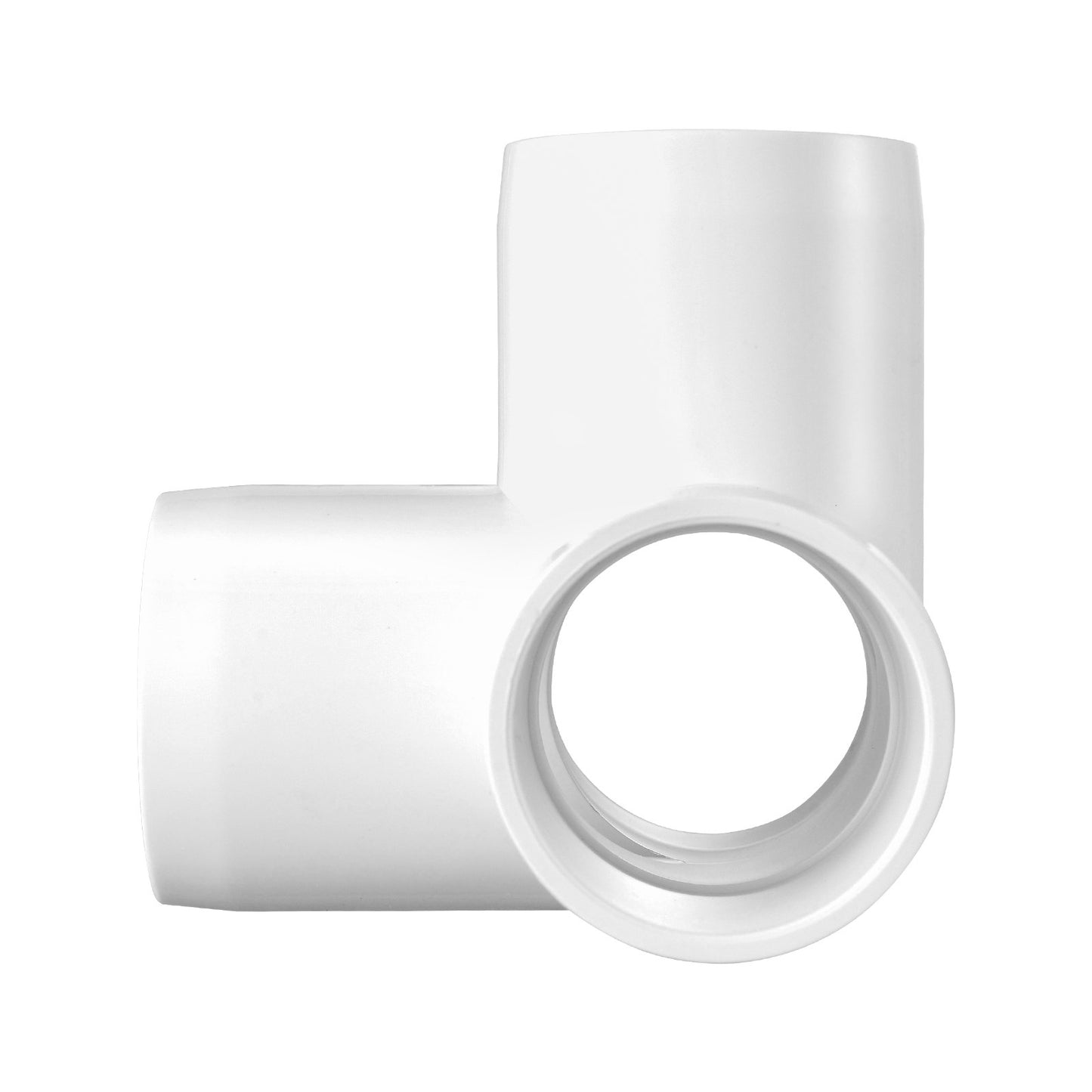 4-Way PVC Pipe Fittings - 10-Pack Elbow Connectors