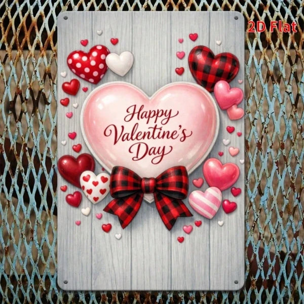 Metal Tin Wall Decoration - 20 cm x 20 cm