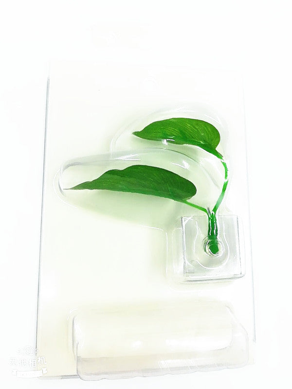 Aquarium Fish Tank Decoration Leaf Rest Double Leaf Design - Betta Fish Landscaping