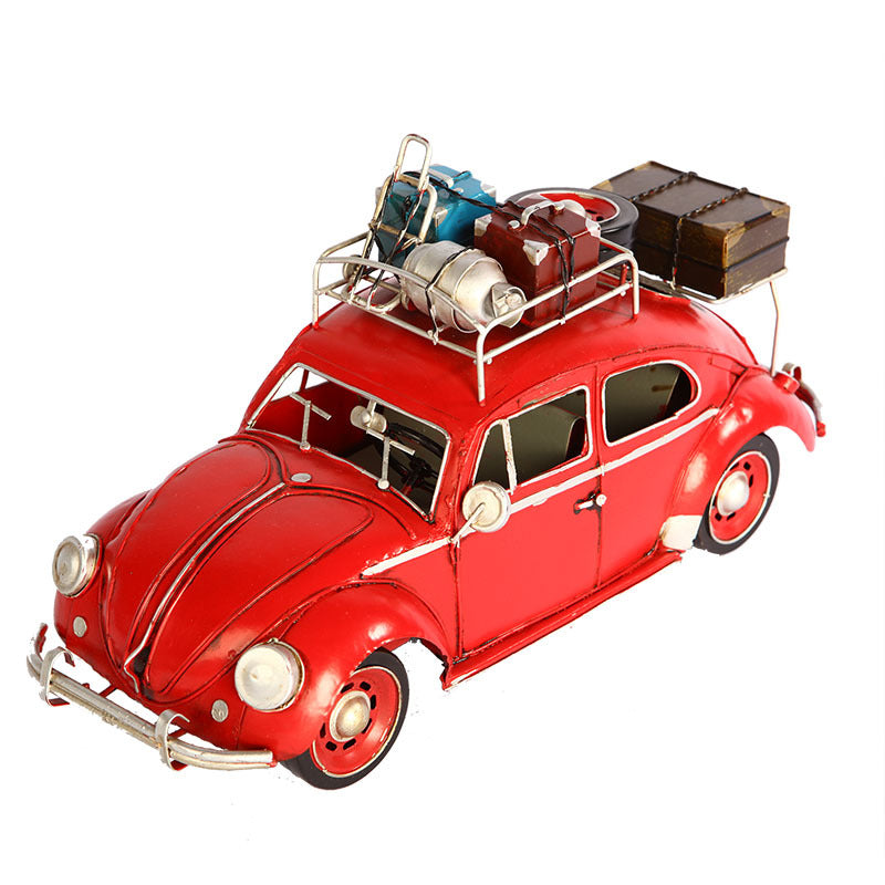 Retro Iron Car Model Decoration - Classic Vehicle Home & Garden Prop