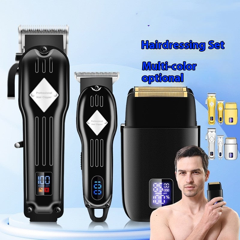 Electric Hair Clipper Set for Men – Rechargeable