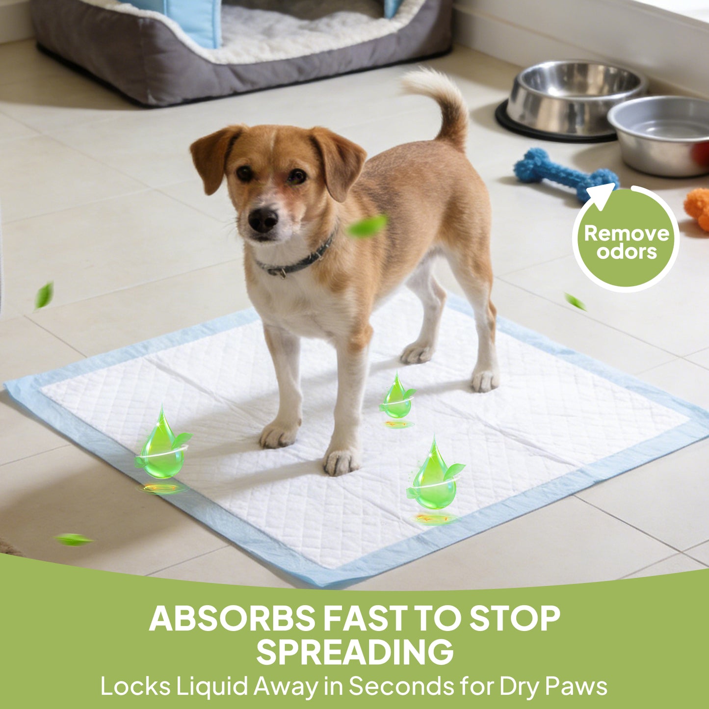 Disposable Dog Training Pads - Highly Absorbent Leak-Proof Underpads for Pet & Household Care