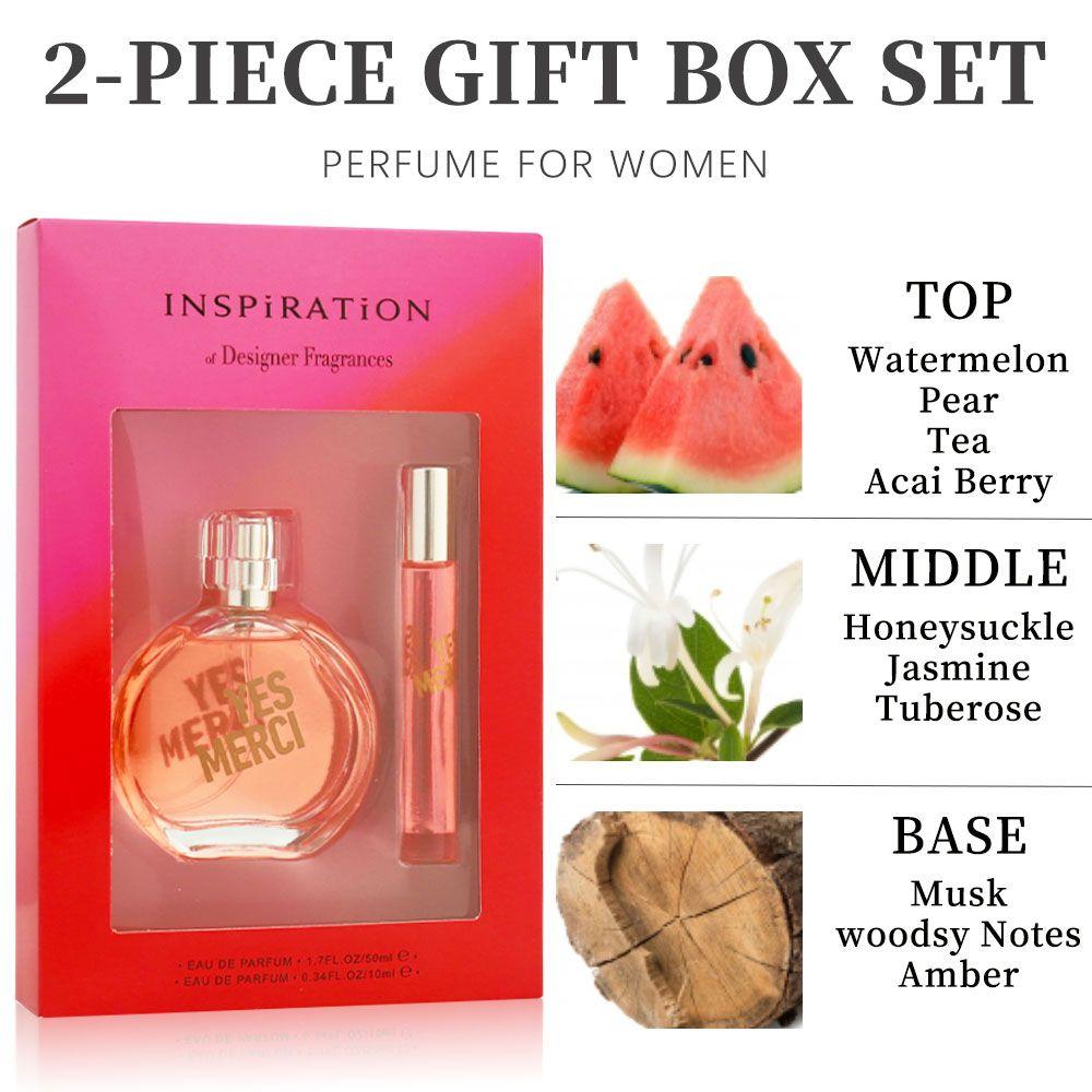2-Piece Women's Perfume Set - Fresh & Natural Daily Fragrance Duo
