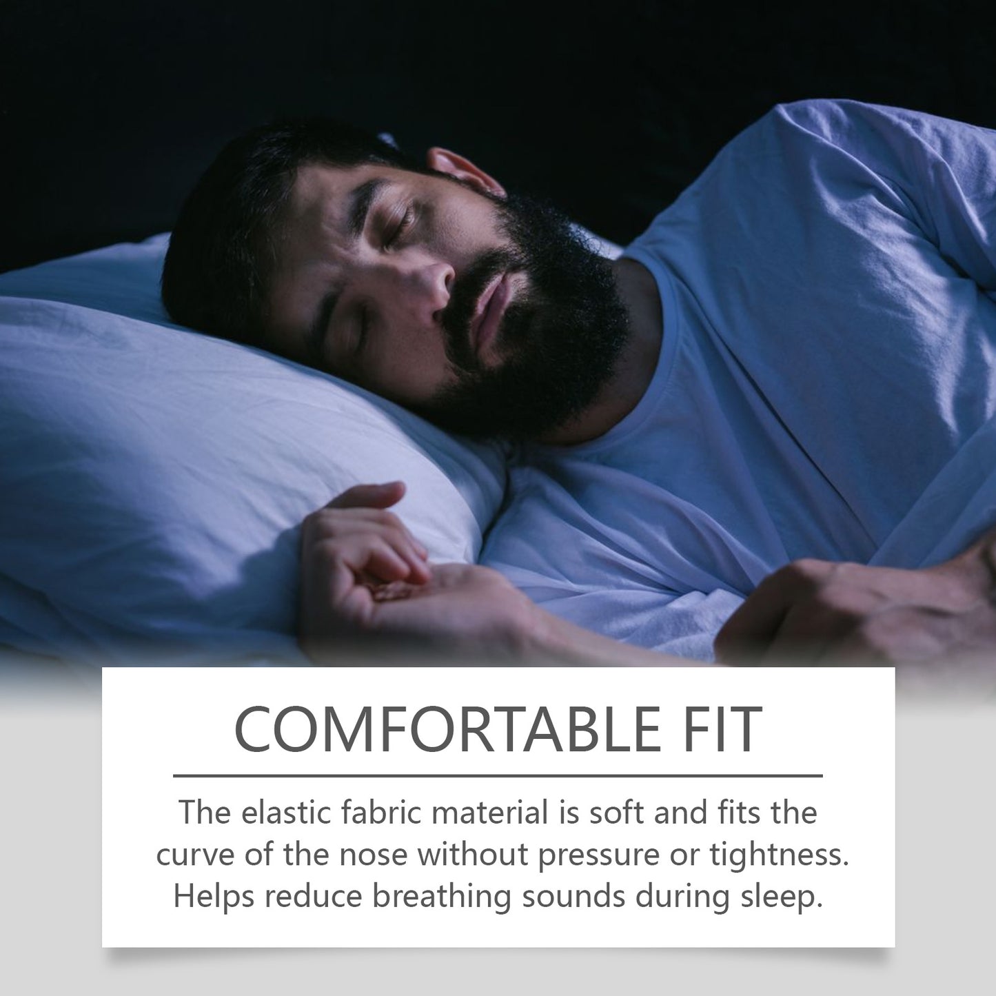 Night Sleep Anti-Snoring Nose Strips - 30 Pack for Better Rest