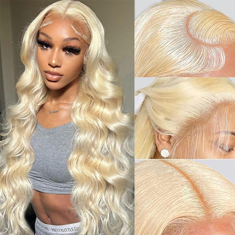 LACE Frontal Wig 13x4 Straight Human Hair 613 Blonde - All Variants