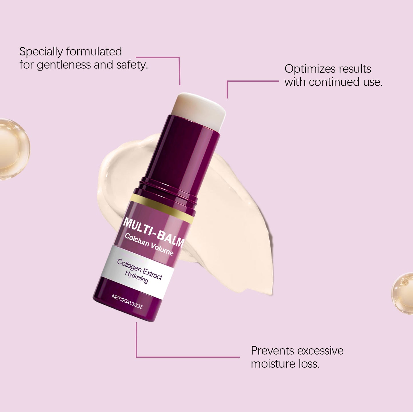 Moisturizing Skin Care Stick - Deep Hydration for Face, Eyes & Lips
